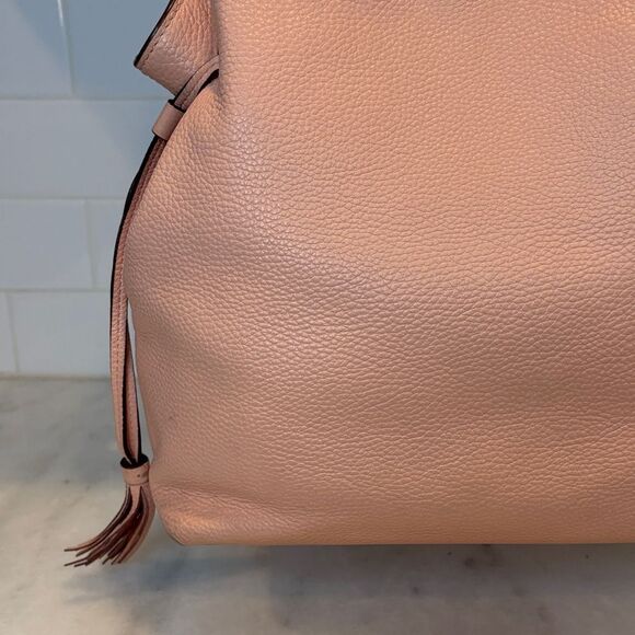 Coach Bag Purse Handbag Leather Andy Pebbled Embossed Drawstring Tote Shoulder - Picture 8 of 16